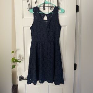 Maurices Navy Lace Cocktail Dress
